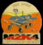 MARS ROVER PINS SPIRIT PIN