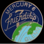 NASA MERCURY 6 FRIENDSHIP 7 JOHN GLENN PIN