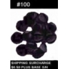 PIN BACKS BLACK RUBBER #100 COUNT PLASTIC CLUTCHES TACK BACKS