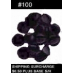 PIN BACKS BLACK RUBBER #100 COUNT PLASTIC CLUTCHES TACK BACKS