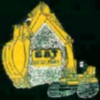 CATERPILLAR CONSTRUCTION SHOVEL W CAT LOGO LARGE PIN CATERPILLAR CONSTRUCTION SHOVEL W CAT LOGO LARGE PIN