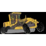 CATERPILLAR GRADER WITH SILVER BLADE PIN