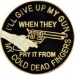 I WILL GIVE UP MY GUN WHEN THEY PRY FROM COLD DEAD FINGERS PIN