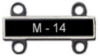 M14 RIFLE QUALIFICATION ATTACHMENT BADGE M-14 ROCKER