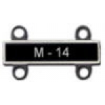 M14 RIFLE QUALIFICATION ATTACHMENT BADGE M-14 ROCKER