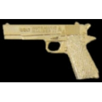 COLT PIN 45 PISTOL PIN1911 TYPE GOLD HANDGUN PIN