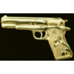 COLT 45 PIN GOLD PISTOL HANDGUN PIN