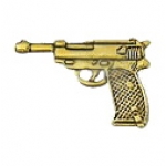 PBK-38 PISTOL PIN CAST PBK HANDGUN PIN