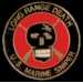 USMC MARINE CORPS PIN SNIPER LONG RANGE DEATH SKULL PIN