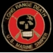 USMC MARINE CORPS PIN SNIPER LONG RANGE DEATH SKULL PIN